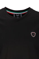 T-Shirt Tassilo in schwarz